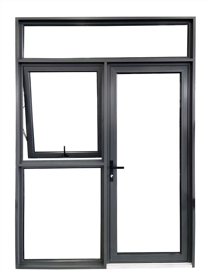 french doors black aluminium